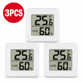 Three digital temperature and humidity monitors – 3 pack